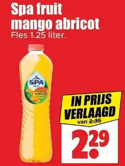 Dirk Spa fruit mango abricot aanbieding