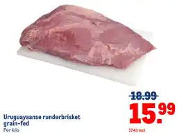 Makro Uruguayaanse runderbrisket grain-fed aanbieding