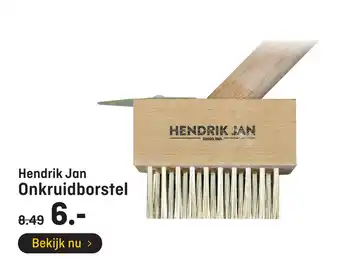 Hubo Hendrik Jan Onkruidborstel aanbieding