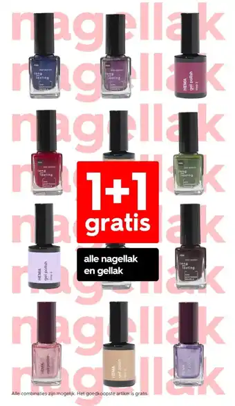 HEMA Alle nagellak en gellak aanbieding