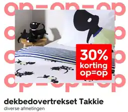 HEMA Dekbedovertrekset Takkie aanbieding