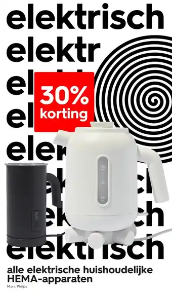 HEMA Alle elektrische huishoudelijke HEMA apparaten aanbieding