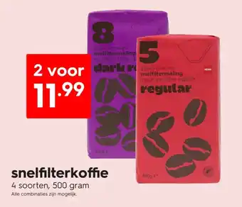 HEMA Snelfilterkoffie aanbieding