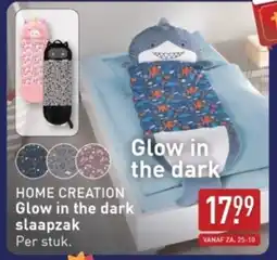 ALDI Home creation Glow in the dark slaapzak aanbieding