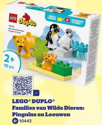 Bol.com LEGO DUPLO Families van Wilde Dieren: Pinguïns en Leeuwen aanbieding