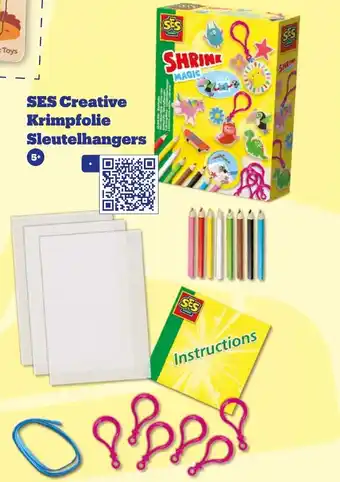 Bol.com SES Creative Krimpfolie Sleutelhangers aanbieding