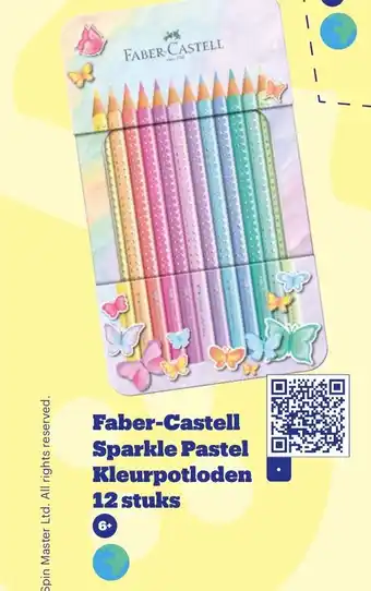 Bol.com Faber Castell Sparkle Pastel Kleurpotloden 12 stuks aanbieding