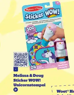 Bol.com Melissa & Doug Sticker WOW! Unicornstempel aanbieding
