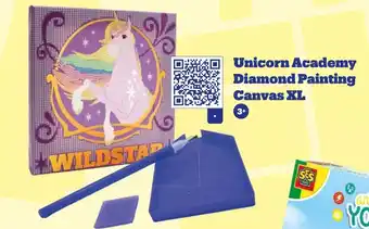 Bol.com Unicorn Academy Diamond Painting Canvas XL aanbieding