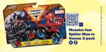 Bol.com Monster Jam Spider Man vs Venom 2 pack aanbieding