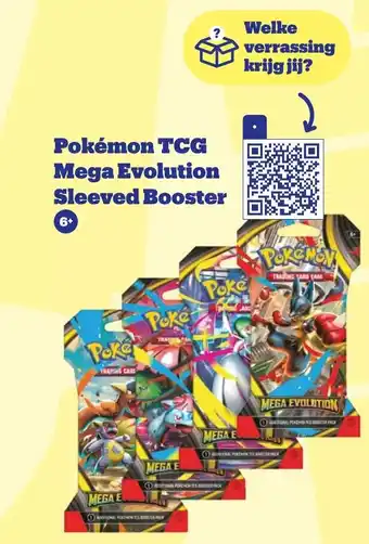 Bol.com Pokémon TCG Mega Evolution Sleeved Booster aanbieding