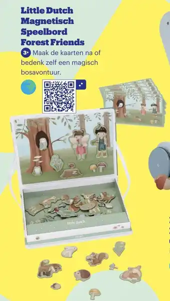 Bol.com Little Dutch Magnetisch Speelbord Forest Friends aanbieding