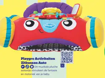 Bol.com Playgro Activiteiten Zitkussen Auto aanbieding
