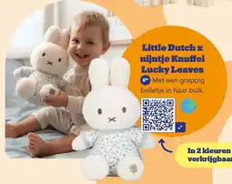 Bol.com Little Dutch x nijntje Knuffel Lucky Leaves aanbieding