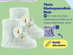 Bol.com Thus Kinderpantoffels Muis aanbieding