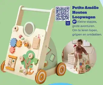 Bol.com Petite Amélie Houten Loopwagen aanbieding