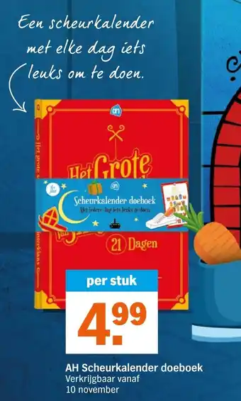 Bol.com AH Scheurkalender doeboek aanbieding