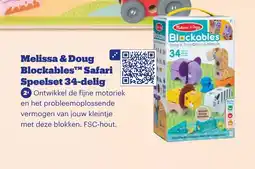 Bol.com Melissa & Doug Blckables Safari Speelset 34-delig aanbieding