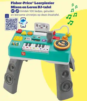 Bol.com Fisher Price Leerplezier Mixen en Leren DJ tafel aanbieding
