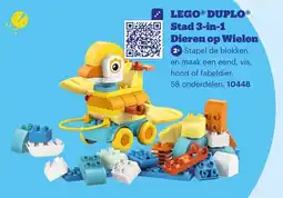 Bol.com LEGO DUPLO Stad 3 in 1 Dieren op Wielen aanbieding