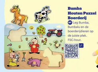 Bol.com Bumba Houten Puzzel Boerderij aanbieding