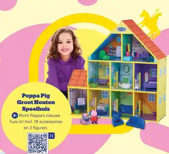 Bol.com Peppa Pig Groot Houten Speelhuis aanbieding