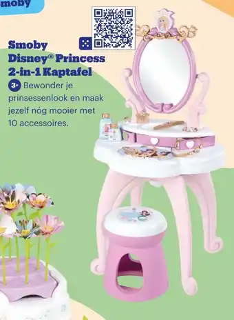 Bol.com Smoby Disney Princess 2 in 1 Kaptafel aanbieding