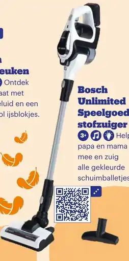 Bol.com Bosch Unlimited Speelgoed stofzuiger aanbieding