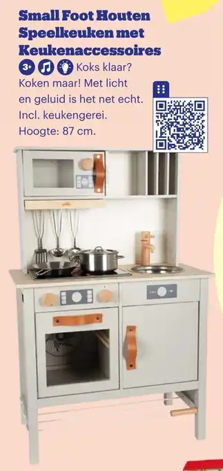 Bol.com Small Foot Houten Speelkeuken met Keukenaccessoires aanbieding