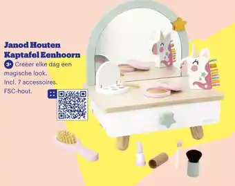 Bol.com Janod Houten Kaptafel Eenhoorn aanbieding