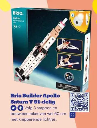 Bol.com Brio Builder Apollo Saturn V 91 delig aanbieding