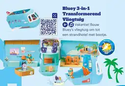 Bol.com Bluey 3-in-1 Transformerend Vliegtuig aanbieding