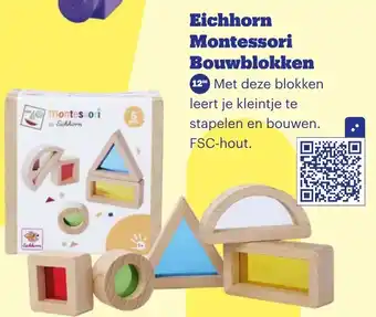 Bol.com Eichhorn Montessori Bouwblokken aanbieding