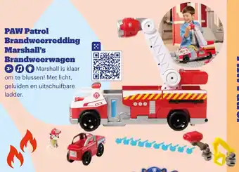 Bol.com PAW Patrol Brandweerredding Marshall's Brandweerwagen aanbieding