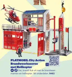 Bol.com PLAYMOBIL City Action Brandweerkazerne met Helikopter aanbieding