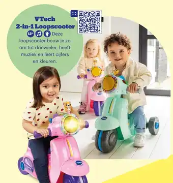 Bol.com VTech 2 in 1 Loopscooter aanbieding