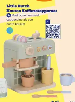 Bol.com Little Dutch Houten Koffiezetapparaat aanbieding