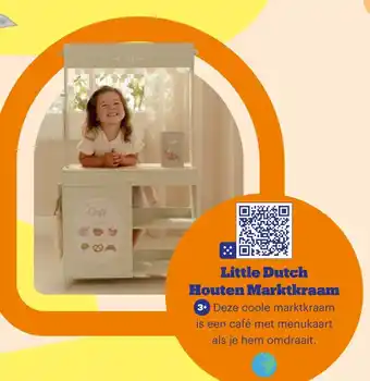 Bol.com Little Dutch Houten Marktkraam aanbieding