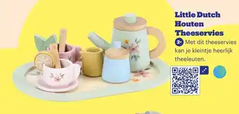 Bol.com Little Dutch Houten Theeservies aanbieding