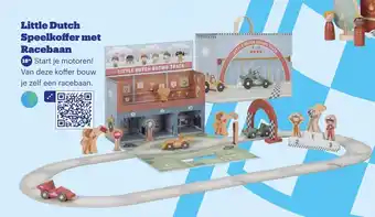 Bol.com Little Dutch Speelkoffer met Racebaan aanbieding