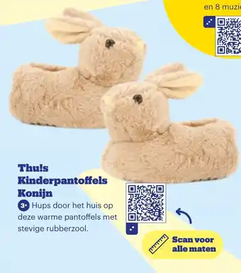 Bol.com Thus Kinderpantoffels Konijn aanbieding
