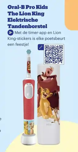 Bol.com Oral-B Pro Kids The Lion King Elektrische Tandenborstel aanbieding