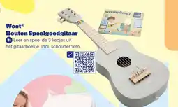Bol.com Woet Houten Speelgoedgitaar aanbieding