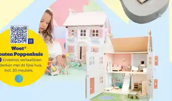 Bol.com Woet Houten Poppenhuis aanbieding