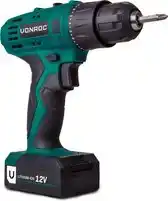 Praxis Vonroc Accuboormachine 12v | Incl. 1x Accu, Oplader, Schroefbits En Opbergtas aanbieding