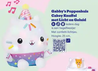 Bol.com Gabby's Poppenhuis Cakey Knuffel met Licht en Geluid aanbieding