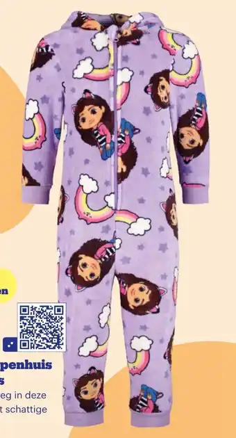 Bol.com Gabby's Poppenhuis Onesie Paars aanbieding