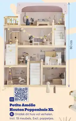 Bol.com Petite Amélie Houten Poppenhuis XL aanbieding