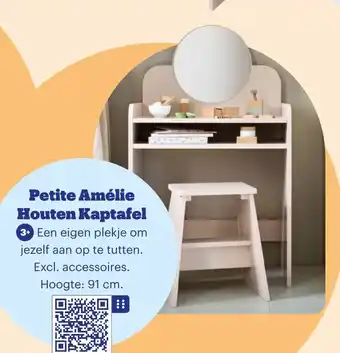 Bol.com Petite Amélie Houten Kaptafel aanbieding