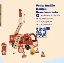 Bol.com Petite Amélie Houten Brandweerauto aanbieding